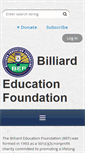 Mobile Screenshot of billiardeducation.org